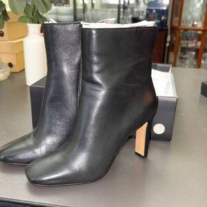 INC International Concepts Black Heeled Boots